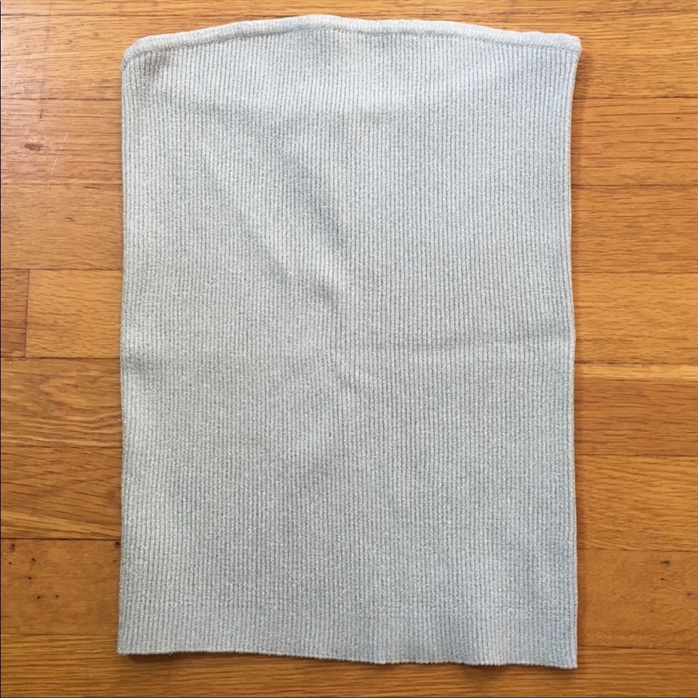 Celine silver sparkle tube top - Picture 8 of 8